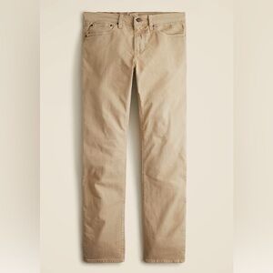 NWT J CREW men’s 484 Slim-fit garment-dyed five-pocket pant